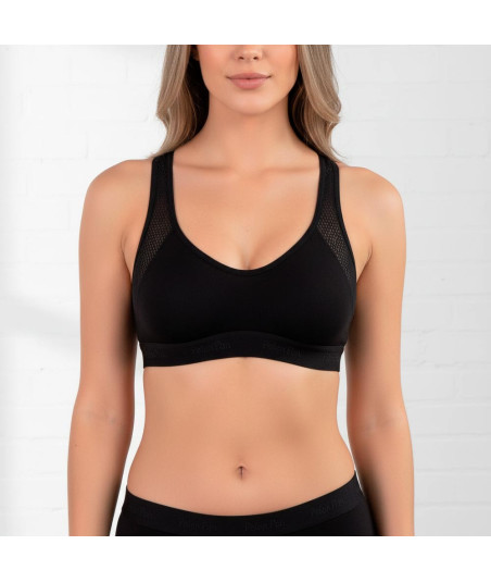 Top Deportivo Peter Pan Negro