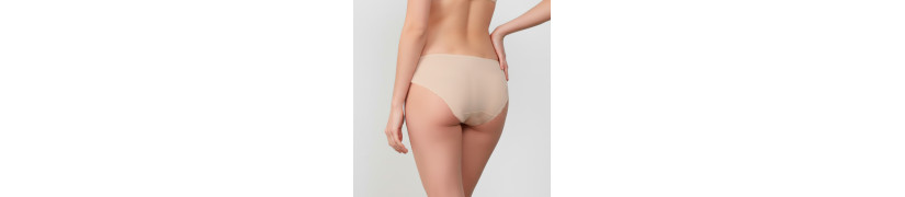 Bikini Pierna Alta Beige Peter Pan