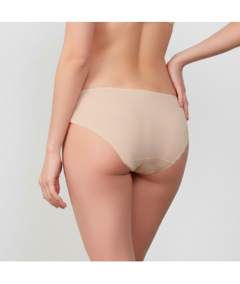 Bikini Pierna Alta Beige Peter Pan