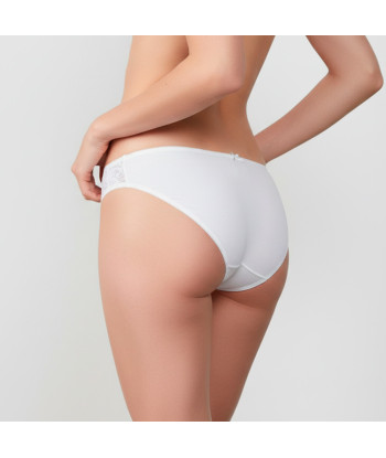 Bikini Pierna Alta Blanco Peter Pan