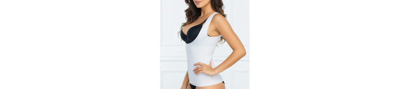 Camiseta Powernet Reductora Mujer - Blanco
