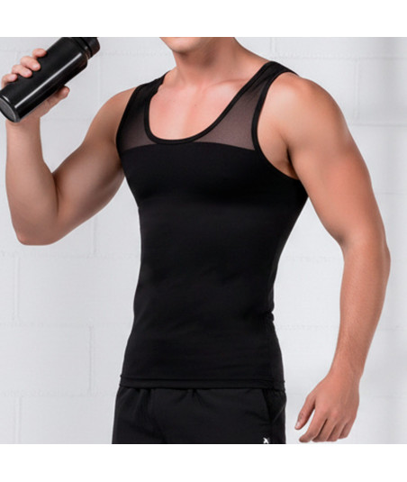 Camiseta Reductora Hombre Naturell - Negro.