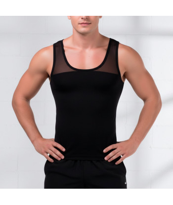 Camiseta Reductora Hombre Naturell - Negro.