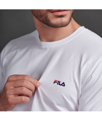 Polo Manga Corta Fila Cuello Redondo Blanco