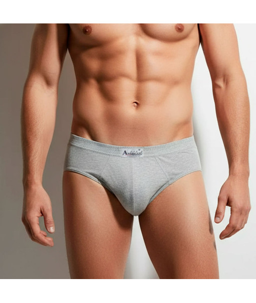 Trusa Clásica Americano Gris Claro Underwear