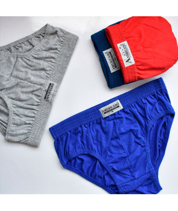 Trusa Clásica Americano Gris Claro Underwear