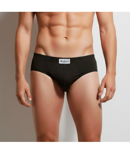Trusa Clásica Americano Negro Underwear