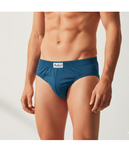 Trusa Clásica Americano Azul Acero Underwear