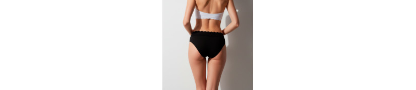 Bikini Descaderado en Microfibra Peter Pan Negro