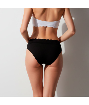 Bikini Descaderado en Microfibra Peter Pan Negro