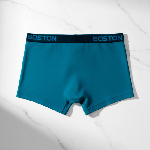 Bóxer Corto Boston Kids Azul Acero