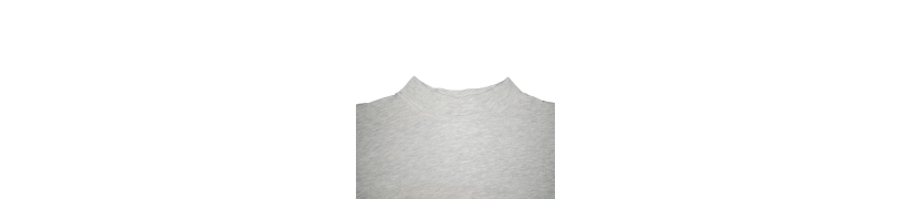 Polo Manga Larga Fila Cuello Alto Plomo Claro