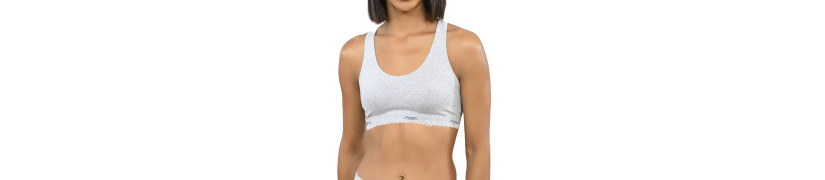 Top Deportivo de Algodón Sweet Cotton Gris
