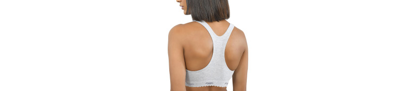 Top Deportivo de Algodón Sweet Cotton Gris