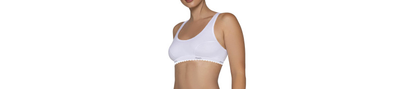 Top Deportivo de Algodón Sweet Cotton Blanco