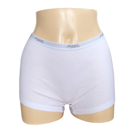 Bóxer Deportivo de Algodón Sweet Cotton Blanco