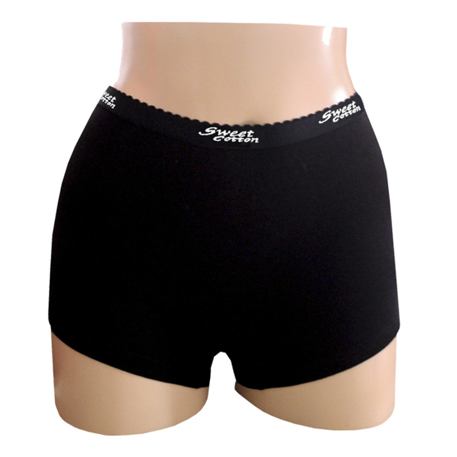 Bóxer Deportivo de Algodón Sweet Cotton Negro