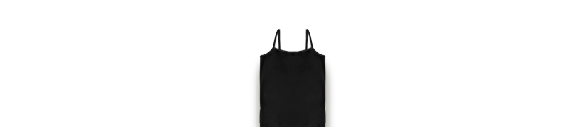 Tank Top De Algodón Sweet Cotton Negro