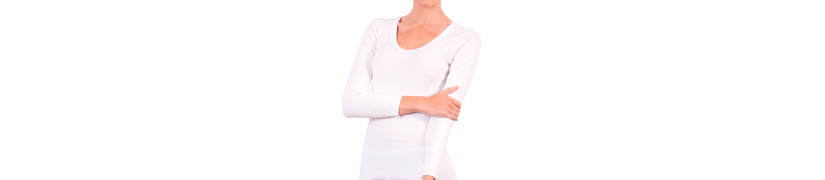 Polo Manga Larga Sweet Cotton - Blanco