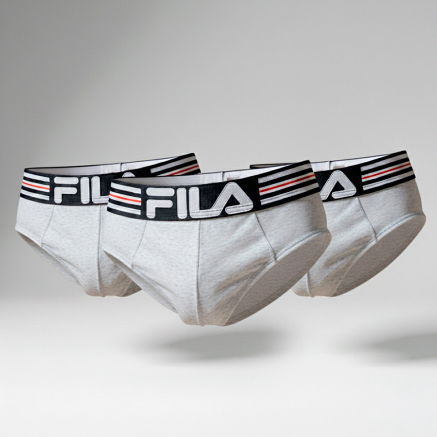 Pack x3 Trusa Fila Hombre Plomo Claro