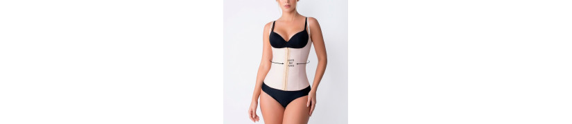 Faja Reductora Silhouette Chaleco con Tirantes Beige