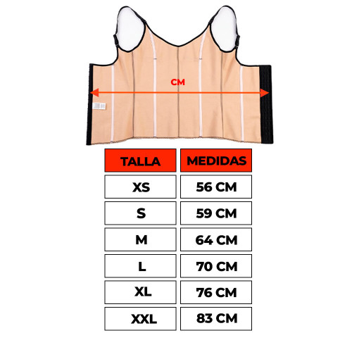Faja Reductora Silhouette Chaleco con Tirantes Beige
