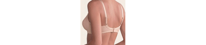 Brasier Peter Pan Full Soporte Copa B Encaje Beige 4710
