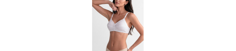 Brasier Peter Pan Full Soporte Copa B Encaje Blanco 4710
