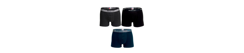 Pack X3 Bóxer Boston Corto Multicolor Algodón
