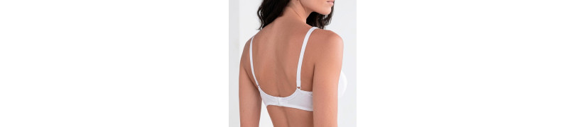 Brasier Peter Pan Full Soporte Copa B Encaje Blanco 4710