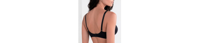 Brasier Peter Pan Full Soporte Copa B Encaje Negro 4710