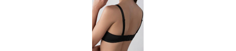 Brasier Peter Pan Realce Medio Con Aro Encaje Negro 5144