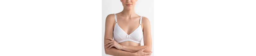 Brasier Peter Pan Realce Natural Copa B Algodón Blanco 7053