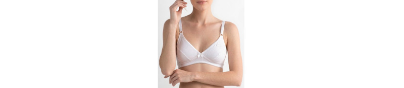 Brasier Peter Pan Realce Natural Copa B Algodón Blanco 7053