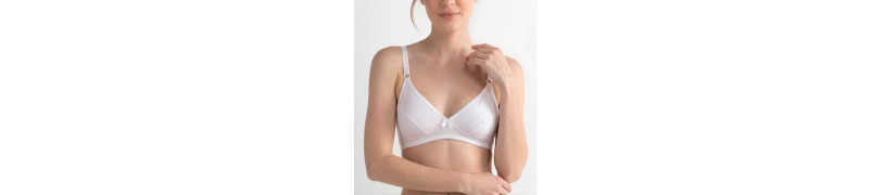 Brasier Peter Pan Realce Natural Copa B Algodón Blanco 7053