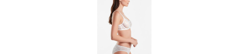 Brasier Realce Natural Con Encaje Peter Pan Blanco 7912