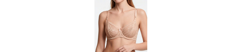 Brasier Realce Natural Con Encaje Peter Pan Beige 7912