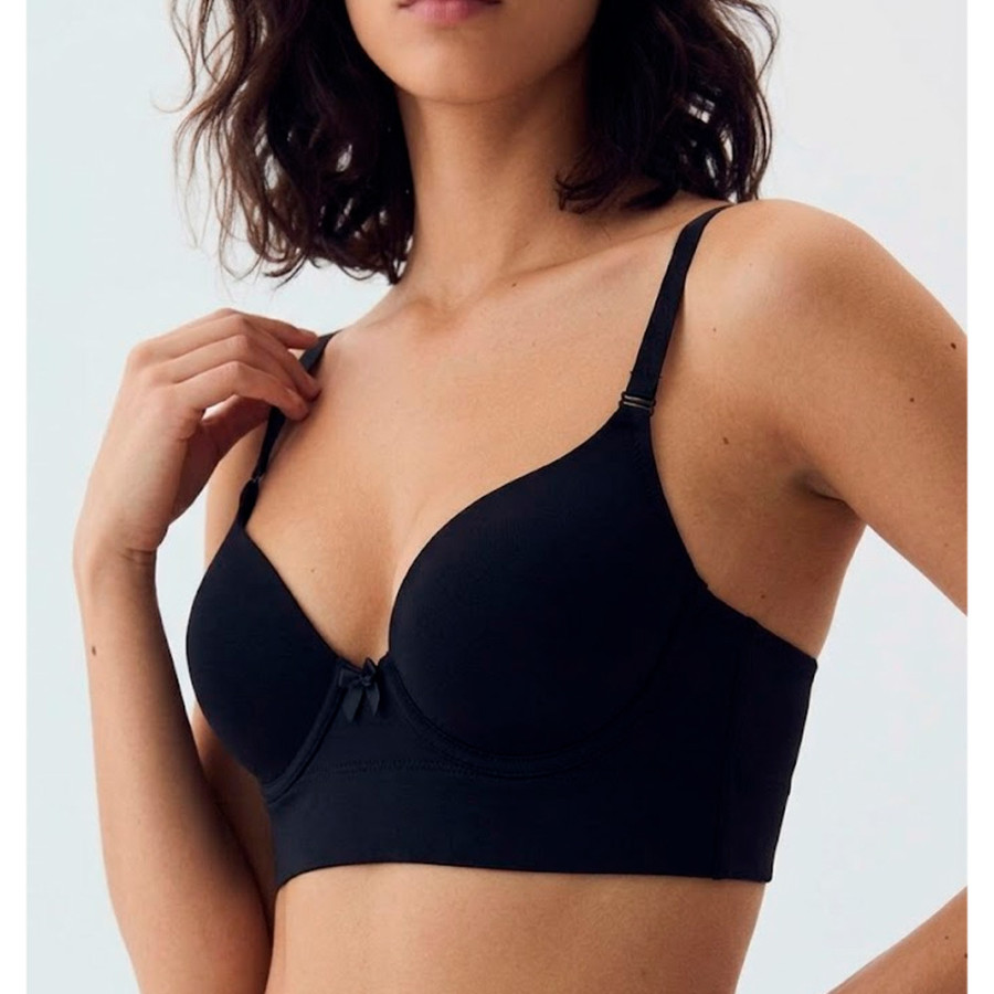Brasier Peter Pan Convertible Con Aro Negro 8156
