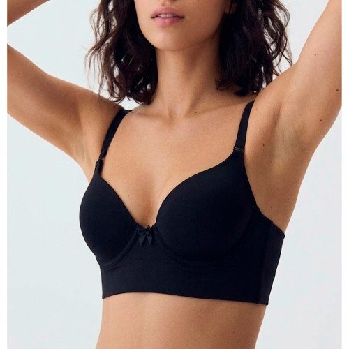 Brasier Peter Pan Convertible Con Aro Negro 8156