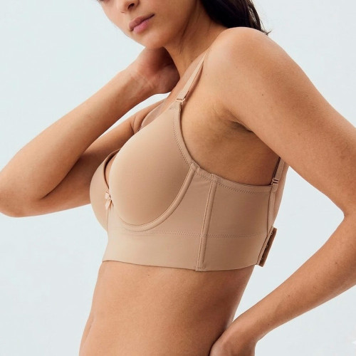 Brasier Peter Pan Convertible Con Aro Beige 8156