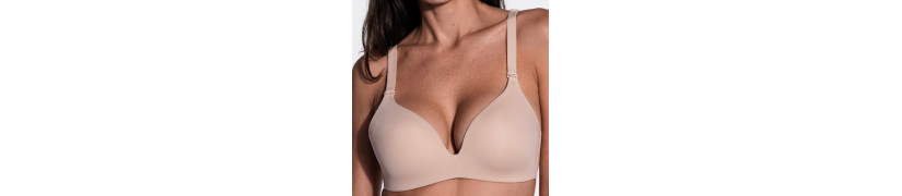 Brasier Realce Medio Sin Costuras Peter Pan Beige 8135