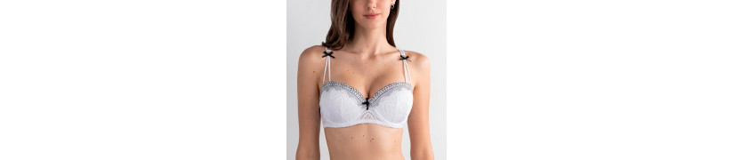 Brasier Peter Pan Realce Medio Strapless Blanco 6138