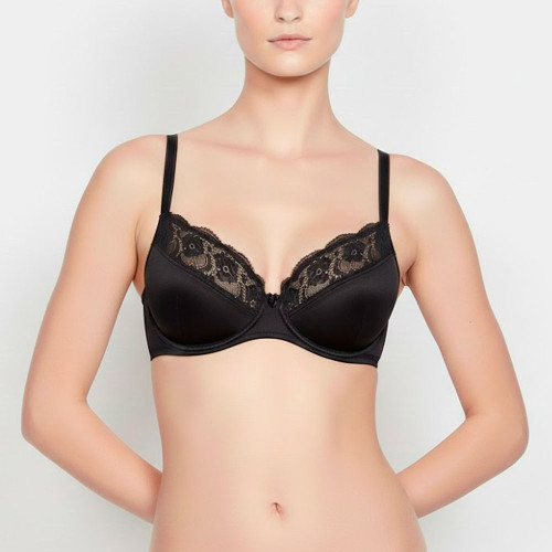 Brasier Peter Pan Realce Natural Copa B Negro 5690