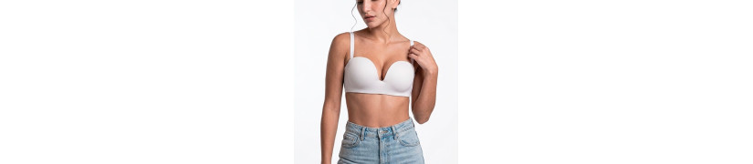Brasier Peter Pan Strapless Convertible Copa B Blanco 6137