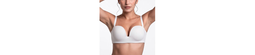 Brasier Peter Pan Strapless Convertible Copa B Blanco 6137