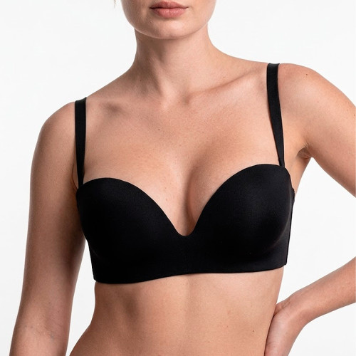 Brasier Peter Pan Strapless Convertible Copa B Negro 6137