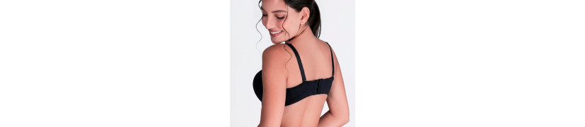 Brasier Peter Pan Strapless Convertible Copa B Negro 6137
