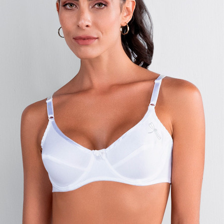 Brasier Peter Pan Realce Natural Copa B Blanco 2057