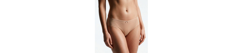 Bikini Algodón Clásico Peter Pan Beige 109