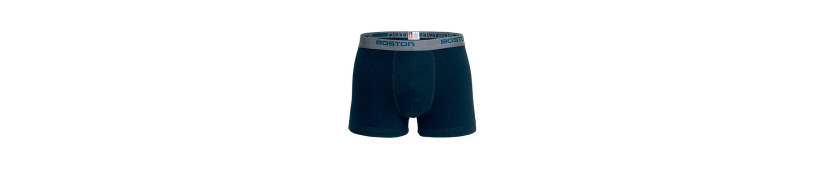 Pack x3 Bóxer Boston Corto Azul Acero